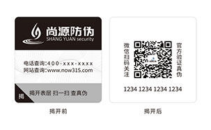 双层防伪标识